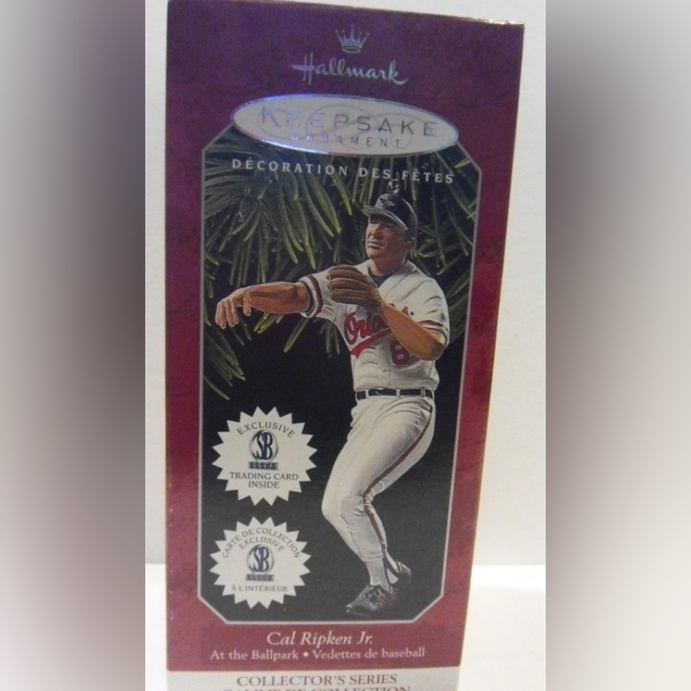 Cal Ripken Jr. 1998 Hallmark Keepsake Ornament Collector's Series #3